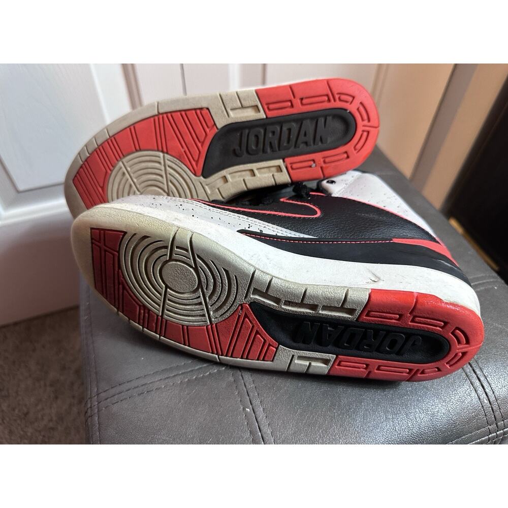 Kids Jordan 2 Retro Shoes Sz 4.5Y Infrared 23 Black Red 2014 385475-023 Sneakers - Picture 7 of 12